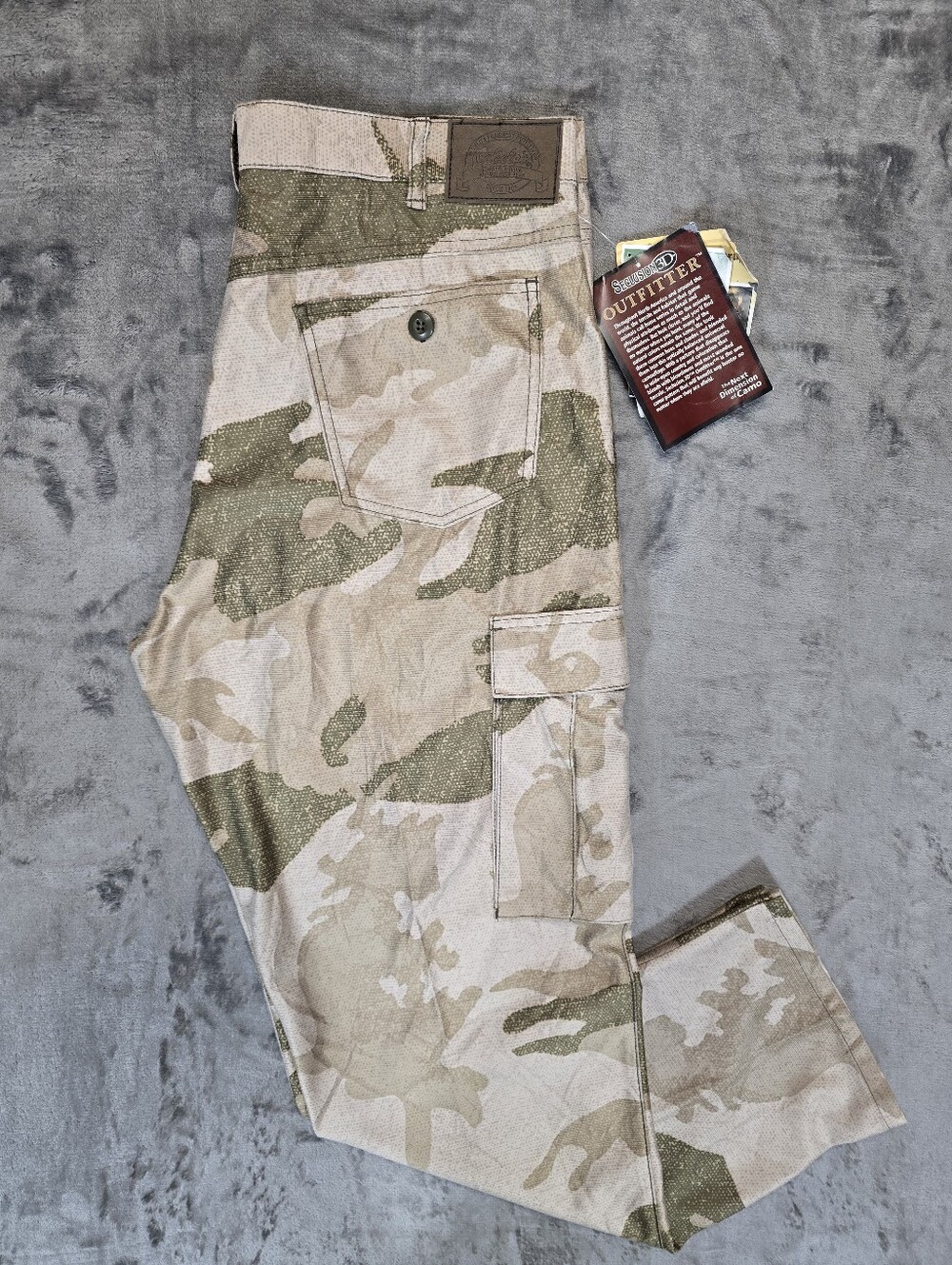 Cabela's Microtex Performance Cargo Hunting Pants Sz Lrg Seclusion 3D New NWT